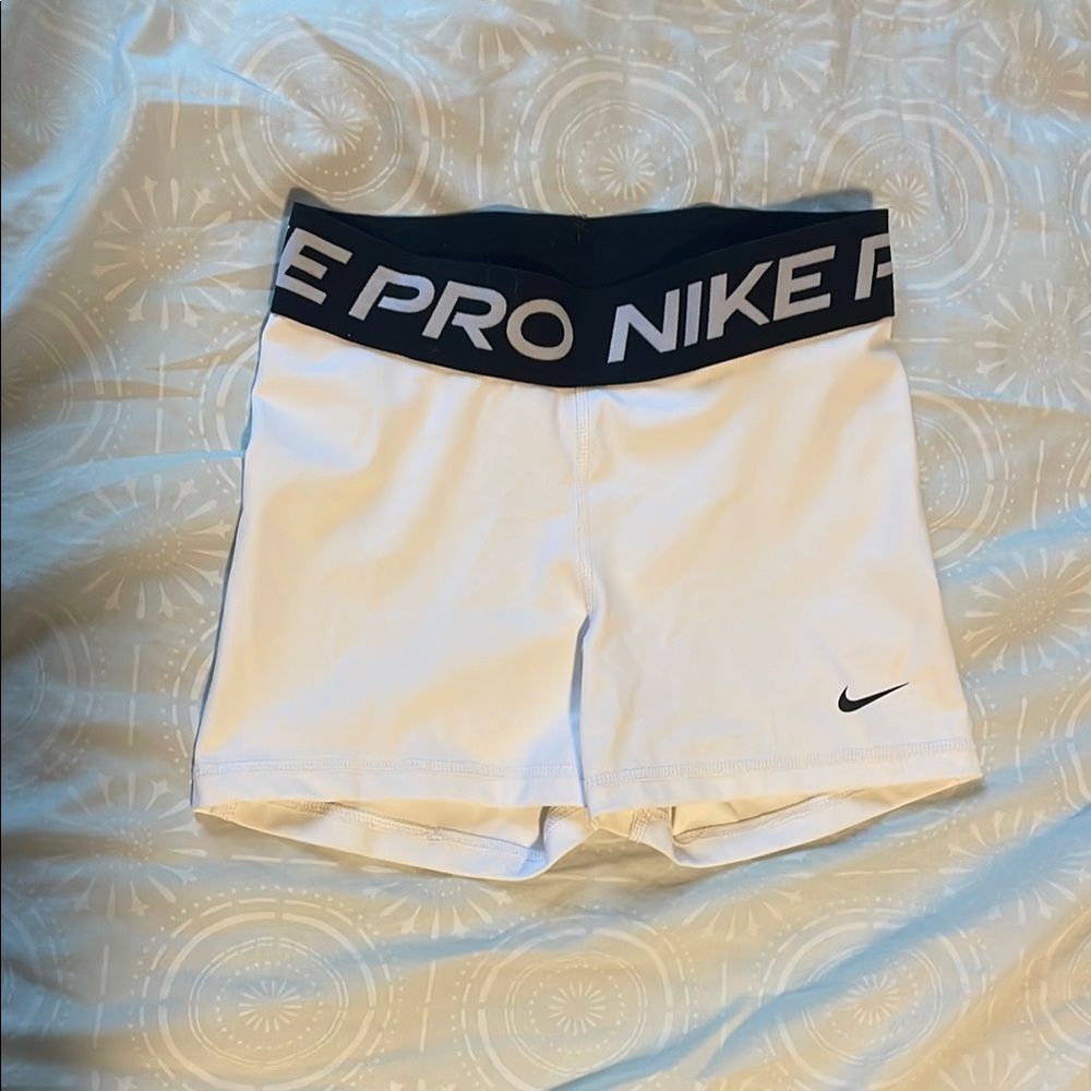 White Nike Pros